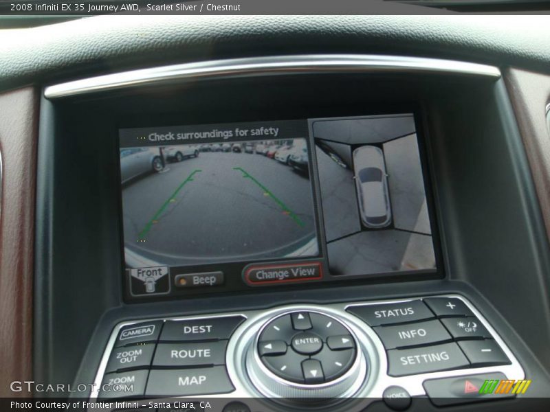 Scarlet Silver / Chestnut 2008 Infiniti EX 35 Journey AWD