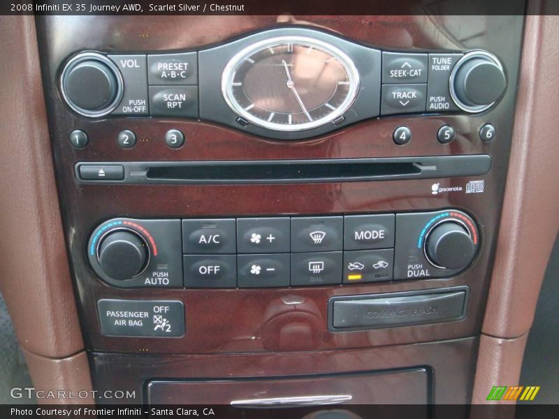 Scarlet Silver / Chestnut 2008 Infiniti EX 35 Journey AWD