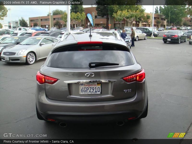 Platinum Graphite / Graphite 2009 Infiniti FX 35 AWD