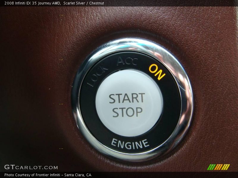 Scarlet Silver / Chestnut 2008 Infiniti EX 35 Journey AWD