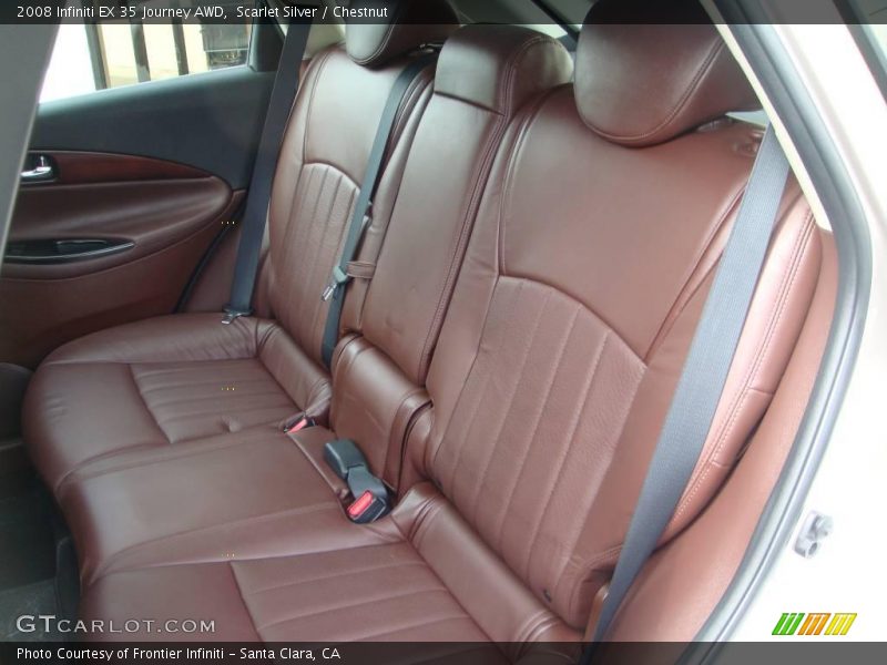 Scarlet Silver / Chestnut 2008 Infiniti EX 35 Journey AWD