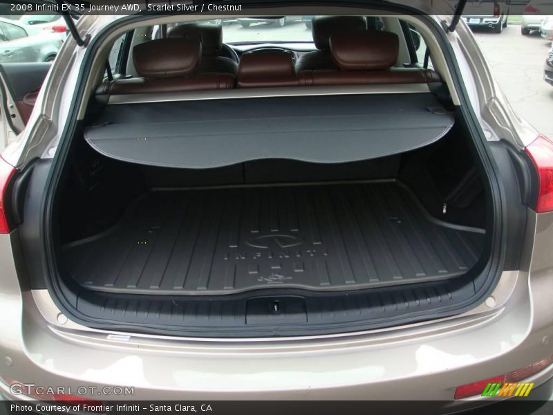 Scarlet Silver / Chestnut 2008 Infiniti EX 35 Journey AWD