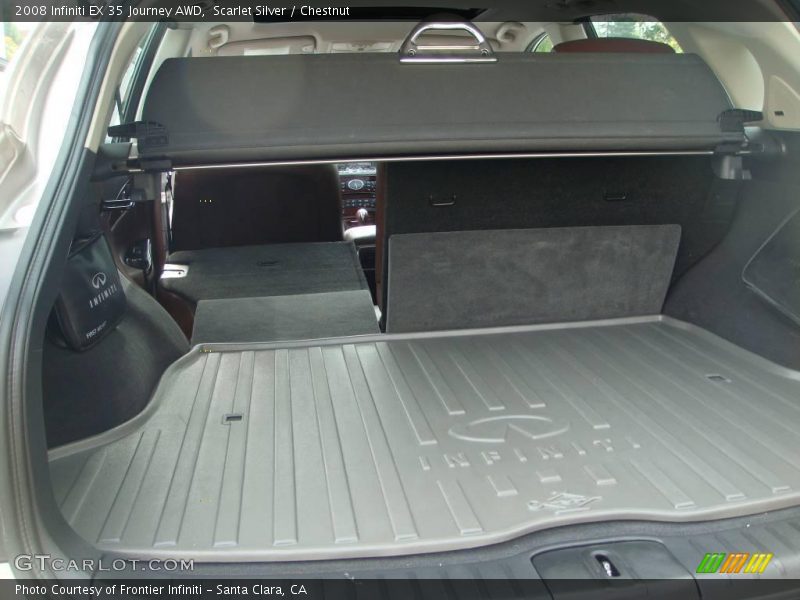 Scarlet Silver / Chestnut 2008 Infiniti EX 35 Journey AWD