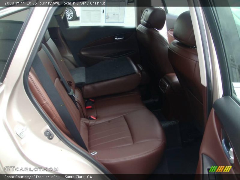 Scarlet Silver / Chestnut 2008 Infiniti EX 35 Journey AWD