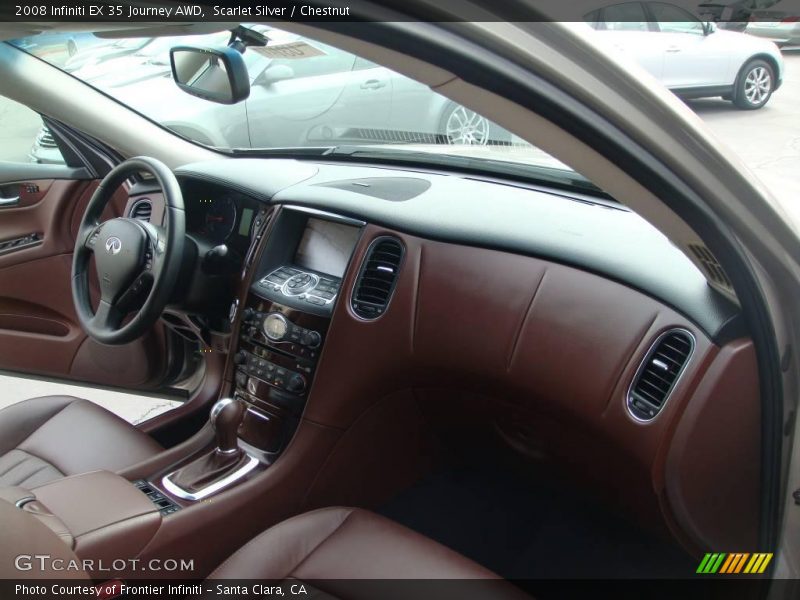 Scarlet Silver / Chestnut 2008 Infiniti EX 35 Journey AWD