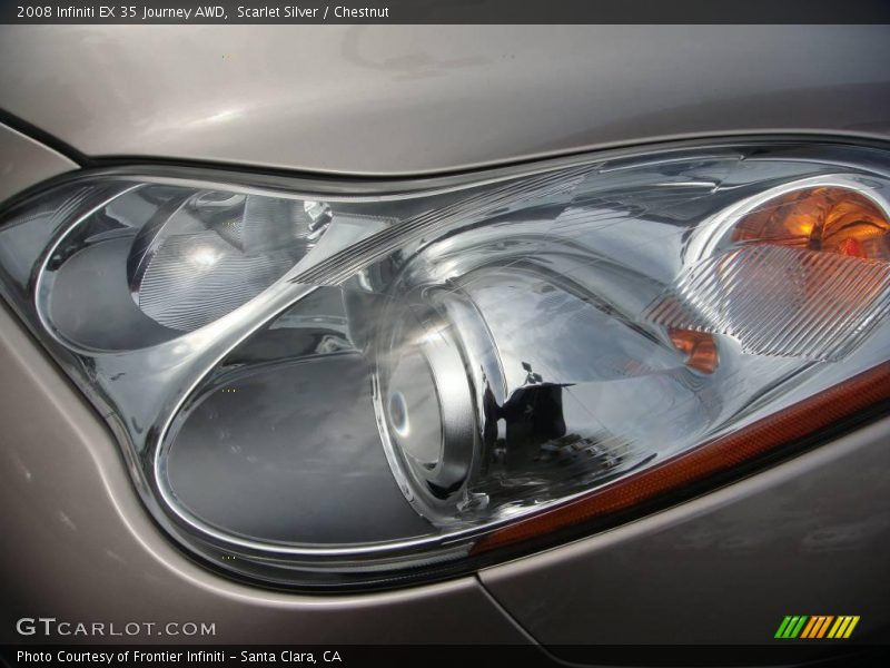 Scarlet Silver / Chestnut 2008 Infiniti EX 35 Journey AWD
