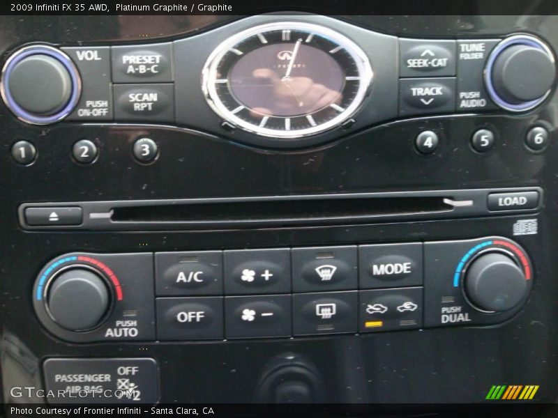 Platinum Graphite / Graphite 2009 Infiniti FX 35 AWD