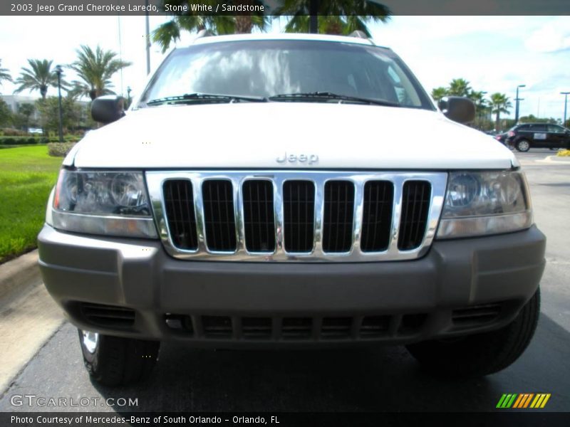 Stone White / Sandstone 2003 Jeep Grand Cherokee Laredo