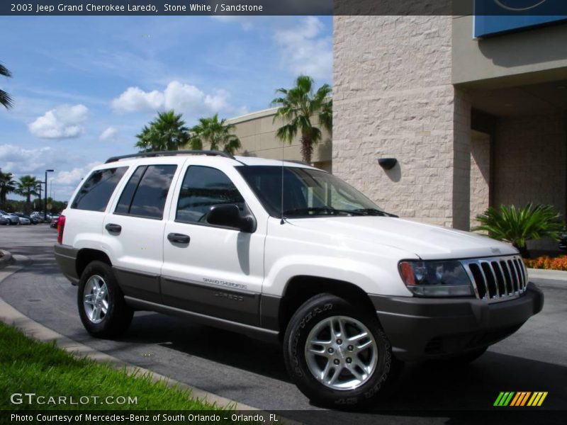 Stone White / Sandstone 2003 Jeep Grand Cherokee Laredo