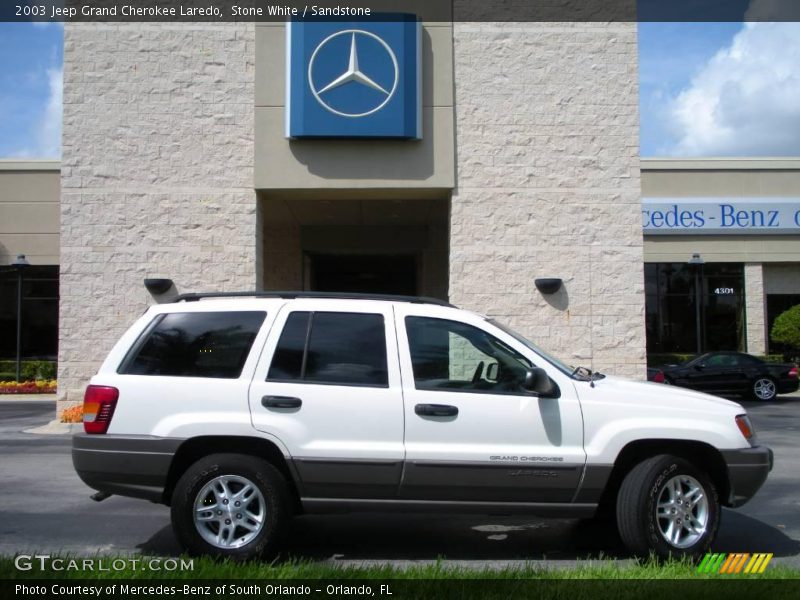 Stone White / Sandstone 2003 Jeep Grand Cherokee Laredo