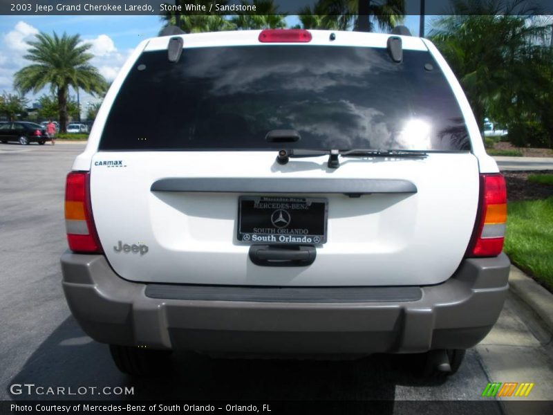 Stone White / Sandstone 2003 Jeep Grand Cherokee Laredo