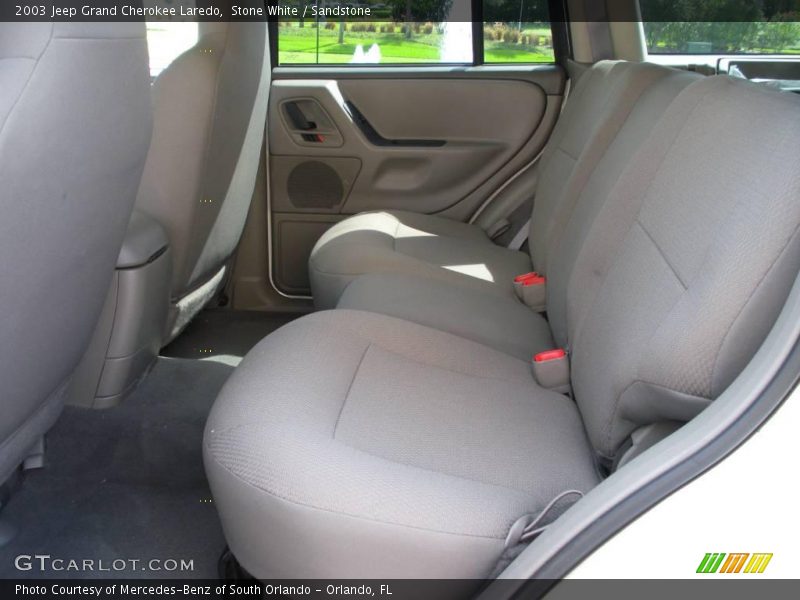 Stone White / Sandstone 2003 Jeep Grand Cherokee Laredo