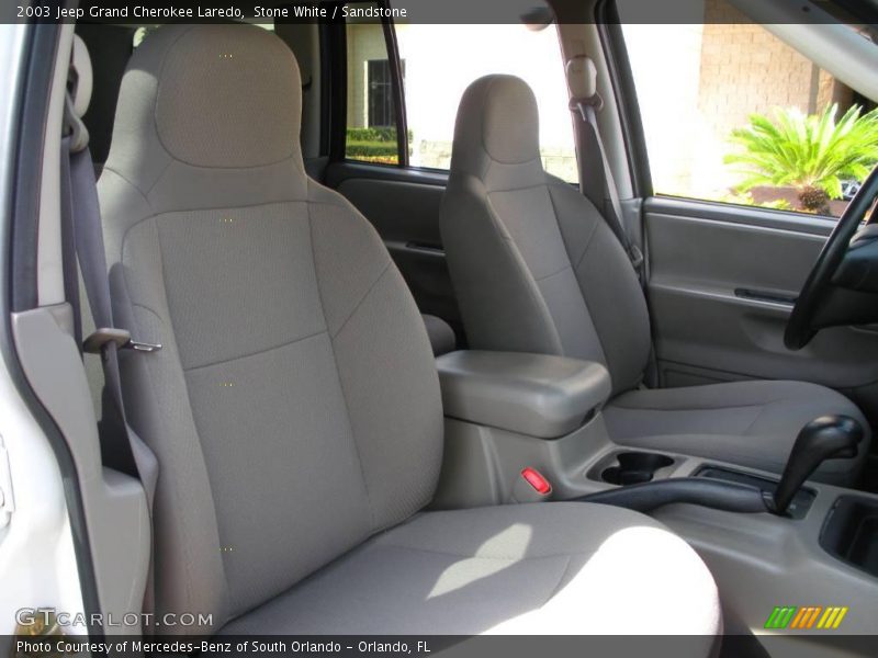 Stone White / Sandstone 2003 Jeep Grand Cherokee Laredo