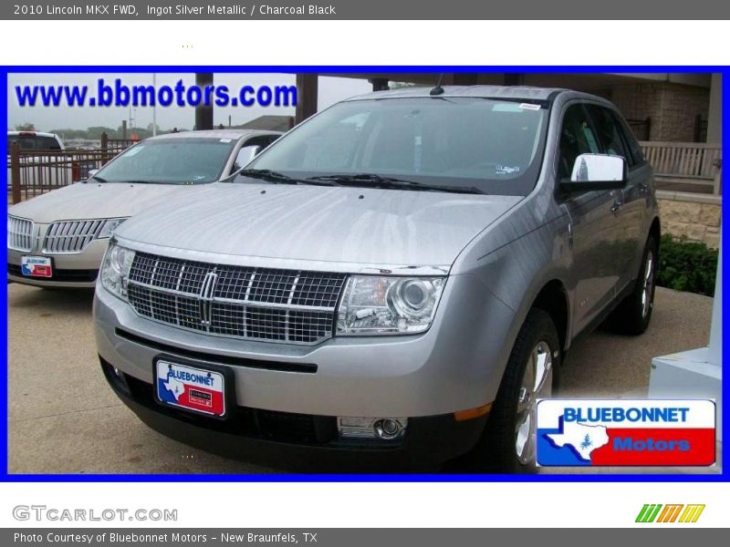 Ingot Silver Metallic / Charcoal Black 2010 Lincoln MKX FWD