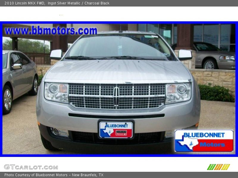 Ingot Silver Metallic / Charcoal Black 2010 Lincoln MKX FWD