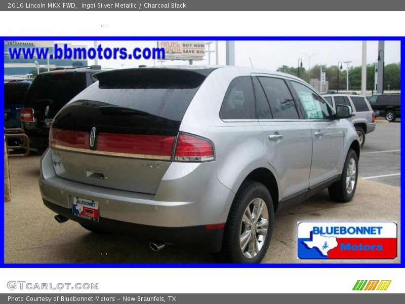 Ingot Silver Metallic / Charcoal Black 2010 Lincoln MKX FWD