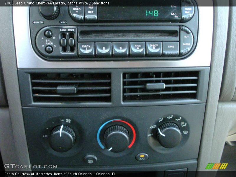 Stone White / Sandstone 2003 Jeep Grand Cherokee Laredo