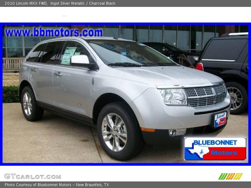 Ingot Silver Metallic / Charcoal Black 2010 Lincoln MKX FWD