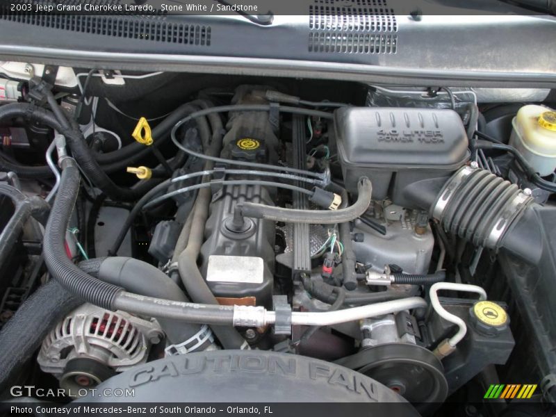 Stone White / Sandstone 2003 Jeep Grand Cherokee Laredo