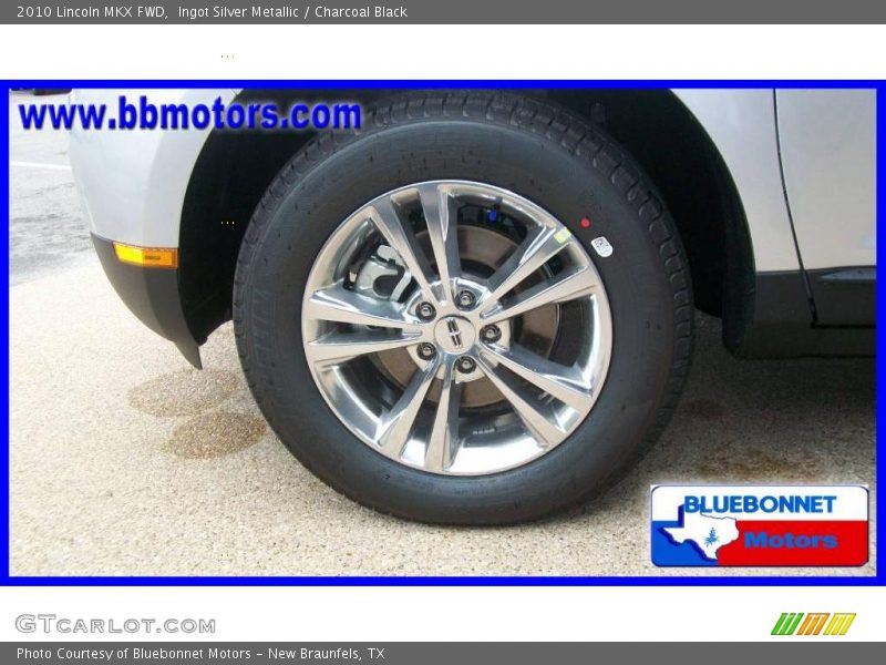 Ingot Silver Metallic / Charcoal Black 2010 Lincoln MKX FWD