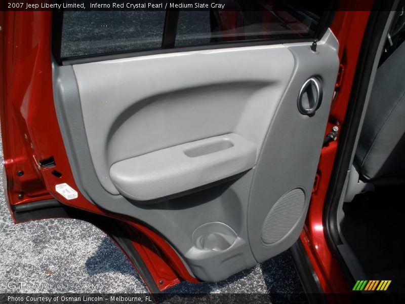 Inferno Red Crystal Pearl / Medium Slate Gray 2007 Jeep Liberty Limited