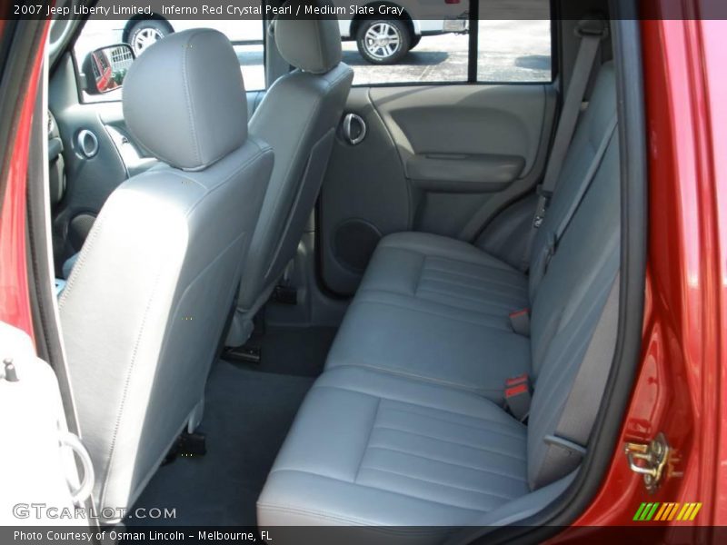Inferno Red Crystal Pearl / Medium Slate Gray 2007 Jeep Liberty Limited