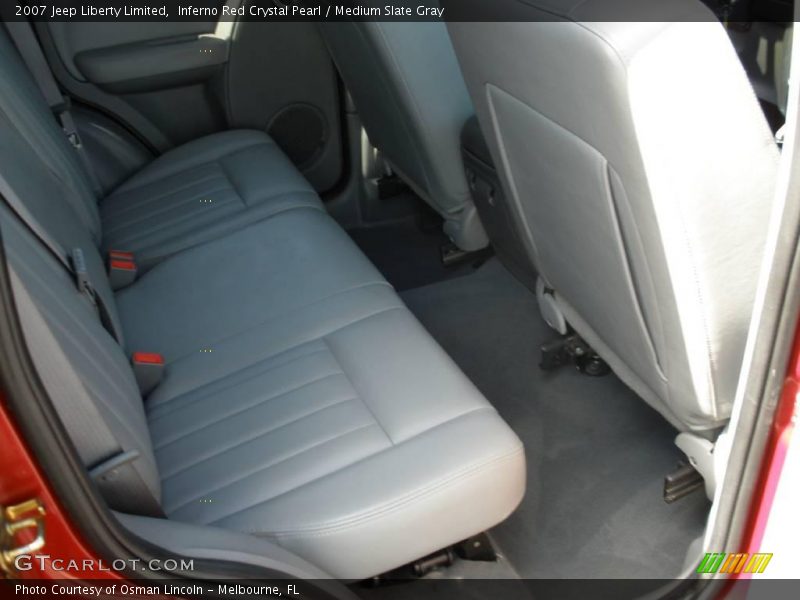 Inferno Red Crystal Pearl / Medium Slate Gray 2007 Jeep Liberty Limited