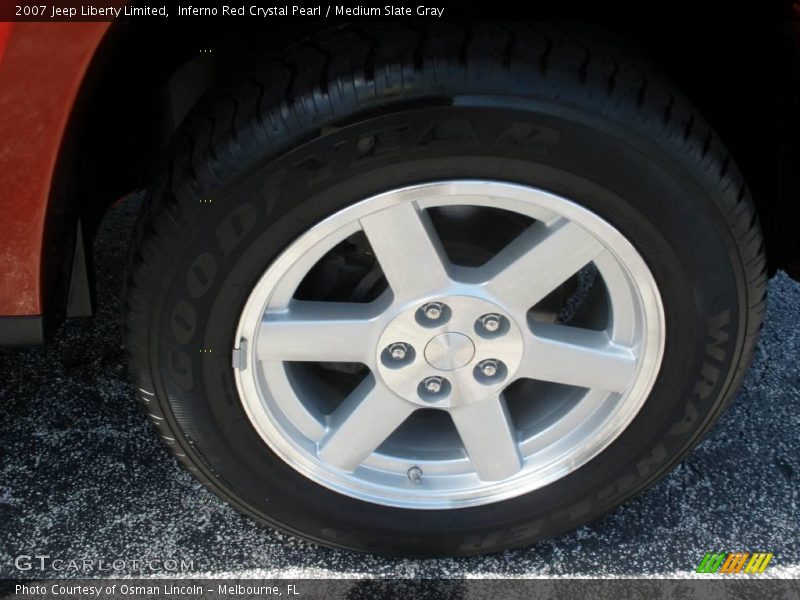 Inferno Red Crystal Pearl / Medium Slate Gray 2007 Jeep Liberty Limited