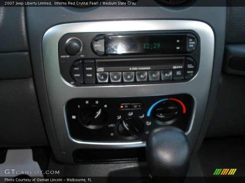 Inferno Red Crystal Pearl / Medium Slate Gray 2007 Jeep Liberty Limited