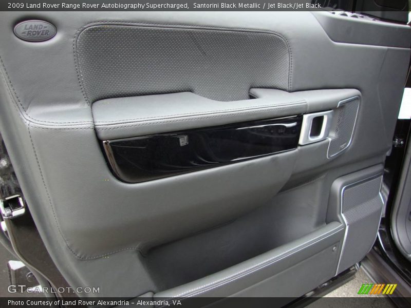Santorini Black Metallic / Jet Black/Jet Black 2009 Land Rover Range Rover Autobiography Supercharged