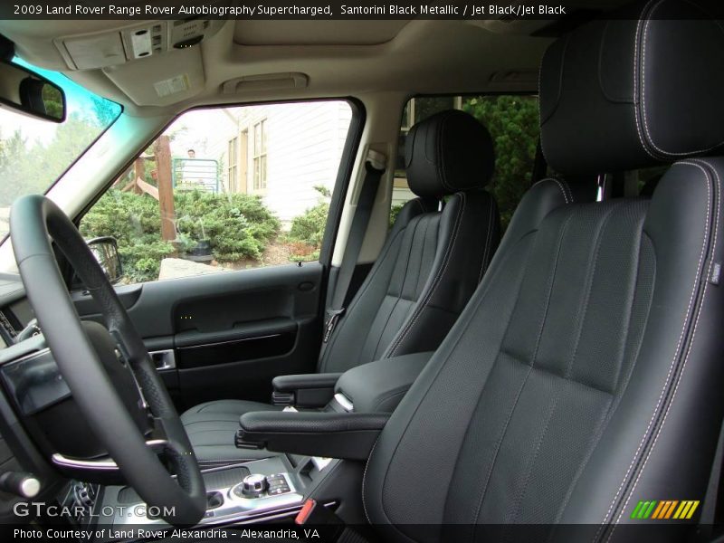 Santorini Black Metallic / Jet Black/Jet Black 2009 Land Rover Range Rover Autobiography Supercharged