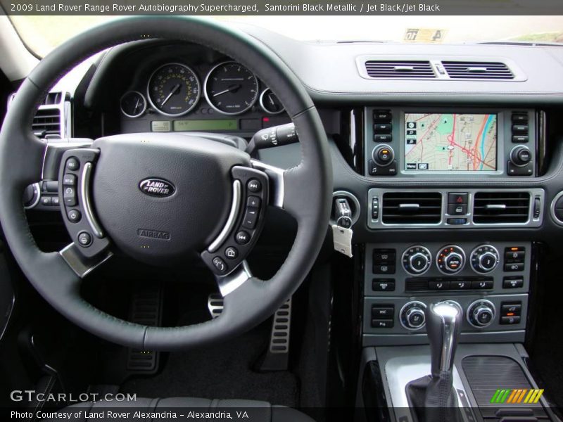 Santorini Black Metallic / Jet Black/Jet Black 2009 Land Rover Range Rover Autobiography Supercharged