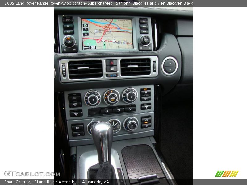 Santorini Black Metallic / Jet Black/Jet Black 2009 Land Rover Range Rover Autobiography Supercharged