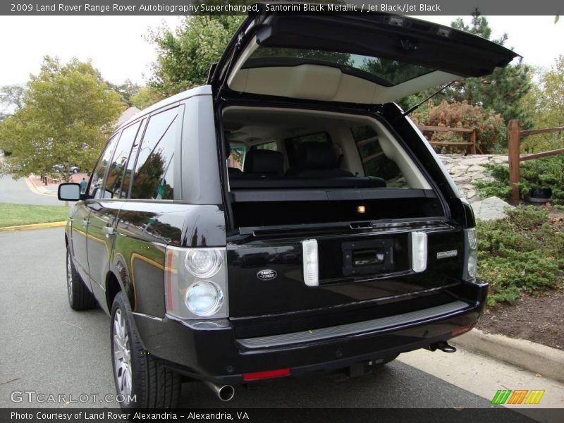 Santorini Black Metallic / Jet Black/Jet Black 2009 Land Rover Range Rover Autobiography Supercharged