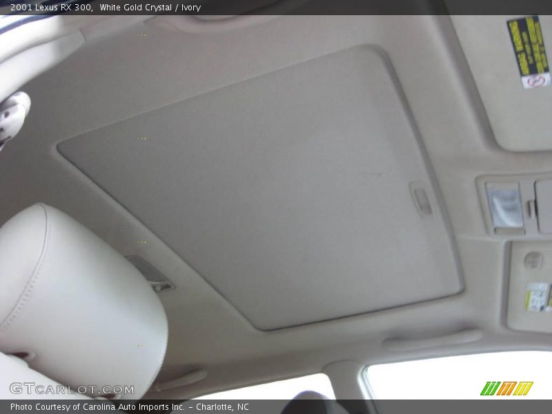 White Gold Crystal / Ivory 2001 Lexus RX 300