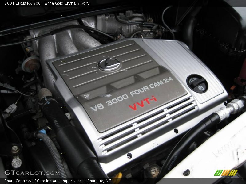 White Gold Crystal / Ivory 2001 Lexus RX 300