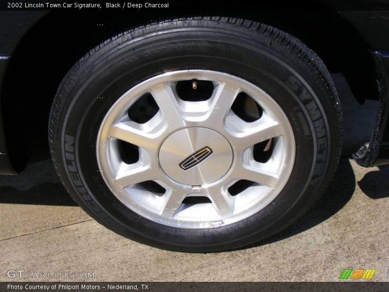 Black / Deep Charcoal 2002 Lincoln Town Car Signature