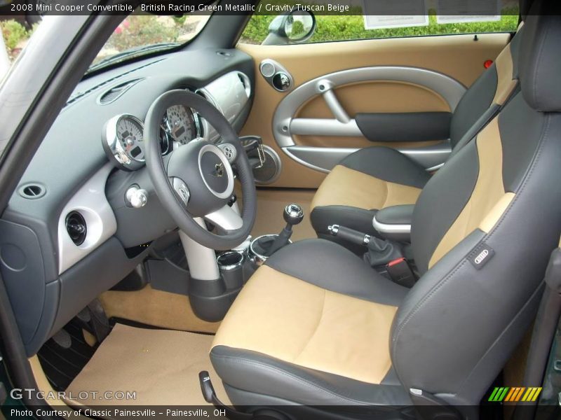  2008 Cooper Convertible Gravity Tuscan Beige Interior
