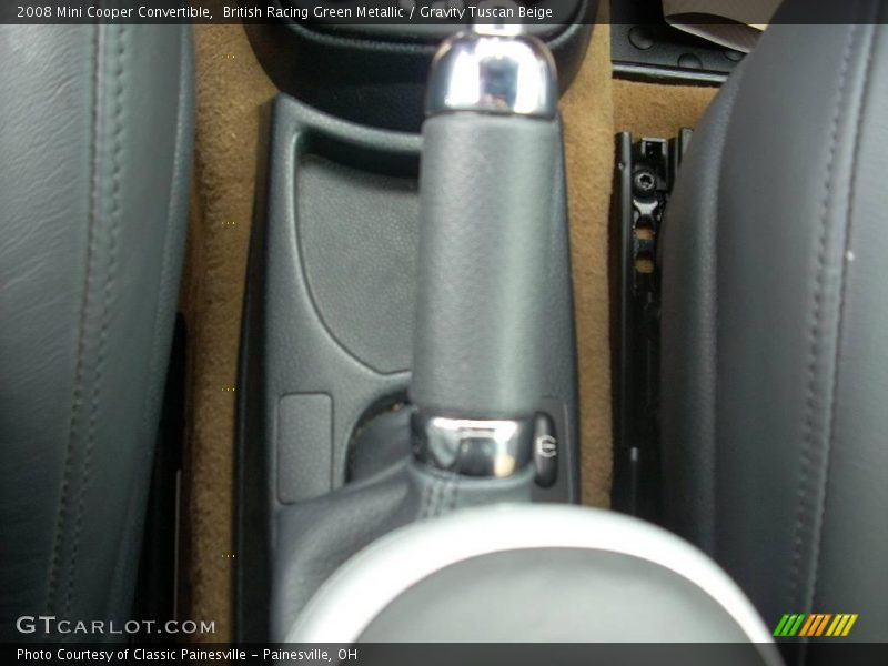 British Racing Green Metallic / Gravity Tuscan Beige 2008 Mini Cooper Convertible