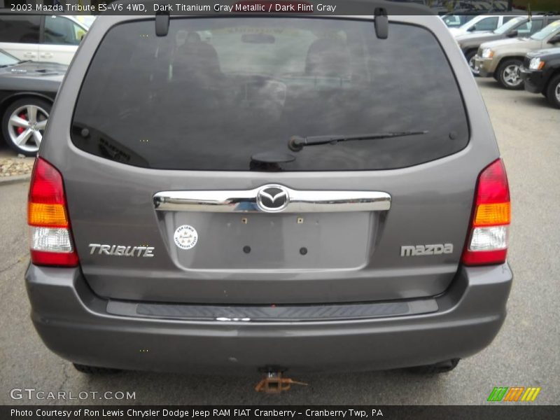 Dark Titanium Gray Metallic / Dark Flint Gray 2003 Mazda Tribute ES-V6 4WD