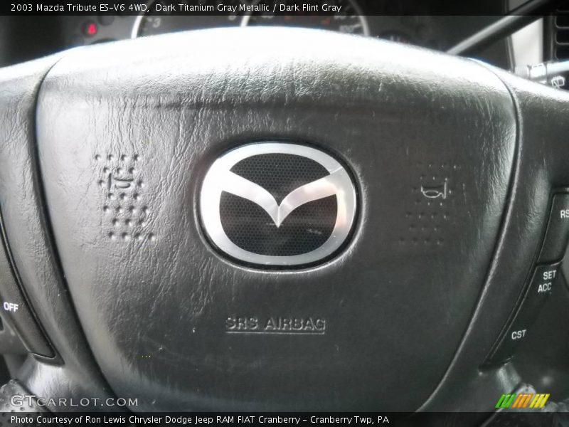 Dark Titanium Gray Metallic / Dark Flint Gray 2003 Mazda Tribute ES-V6 4WD
