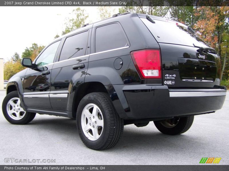 Black / Medium Slate Gray 2007 Jeep Grand Cherokee Limited CRD 4x4