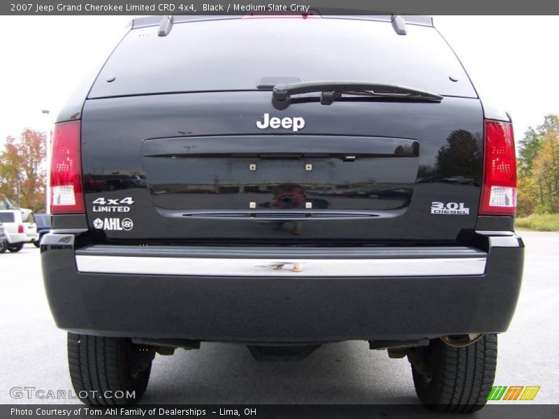 Black / Medium Slate Gray 2007 Jeep Grand Cherokee Limited CRD 4x4