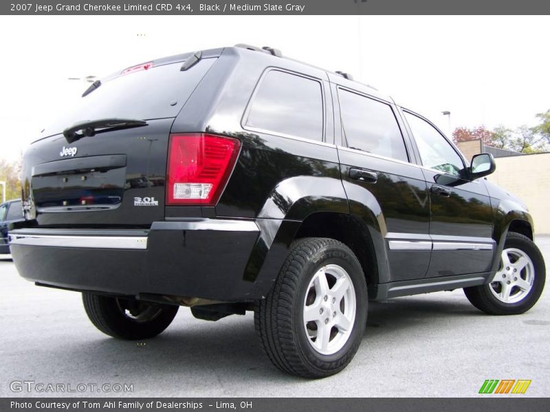 Black / Medium Slate Gray 2007 Jeep Grand Cherokee Limited CRD 4x4