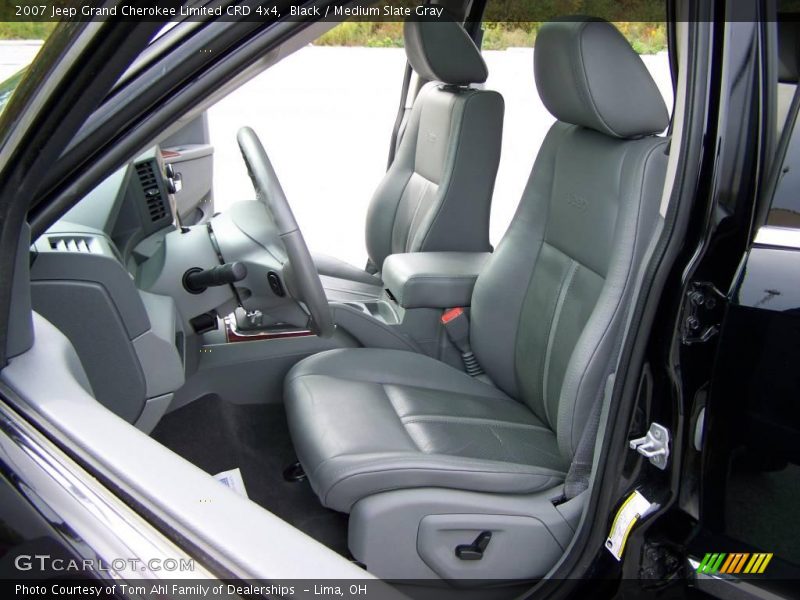 Black / Medium Slate Gray 2007 Jeep Grand Cherokee Limited CRD 4x4