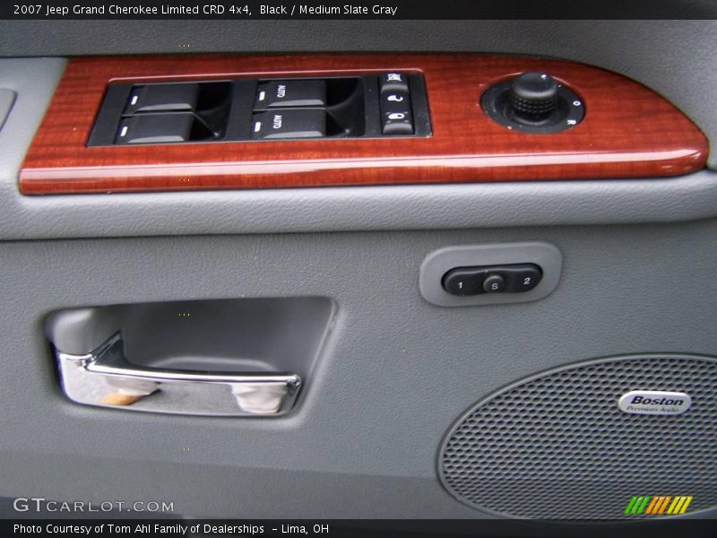 Black / Medium Slate Gray 2007 Jeep Grand Cherokee Limited CRD 4x4