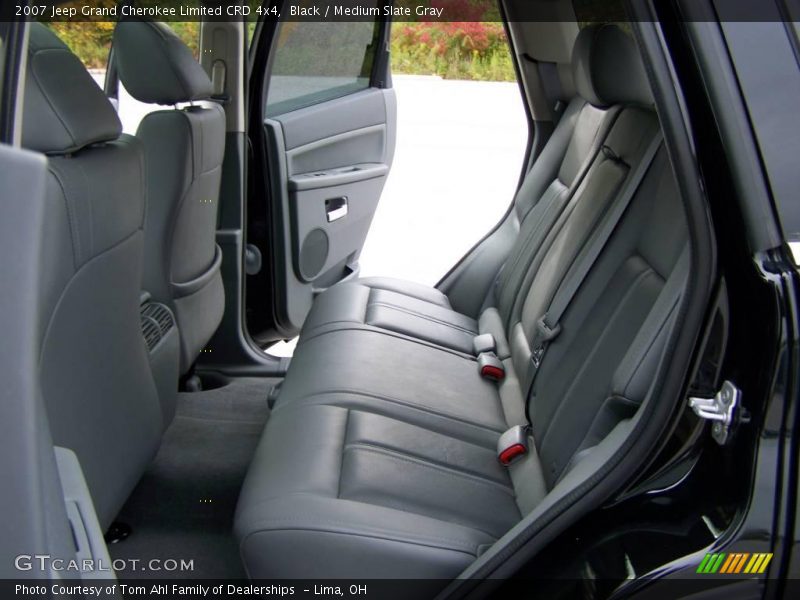 Black / Medium Slate Gray 2007 Jeep Grand Cherokee Limited CRD 4x4