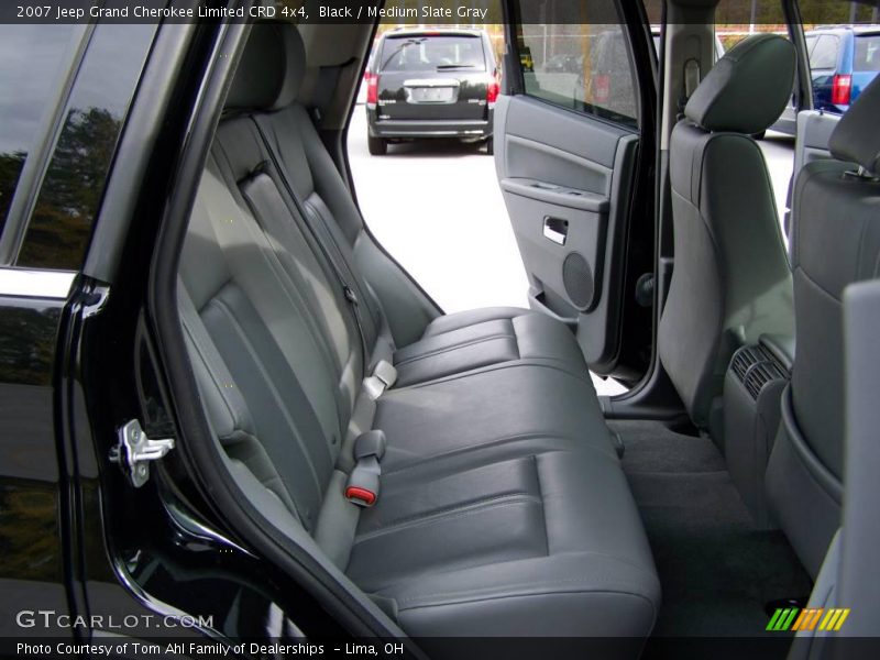 Black / Medium Slate Gray 2007 Jeep Grand Cherokee Limited CRD 4x4