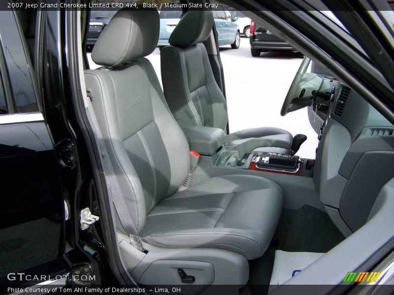 Black / Medium Slate Gray 2007 Jeep Grand Cherokee Limited CRD 4x4