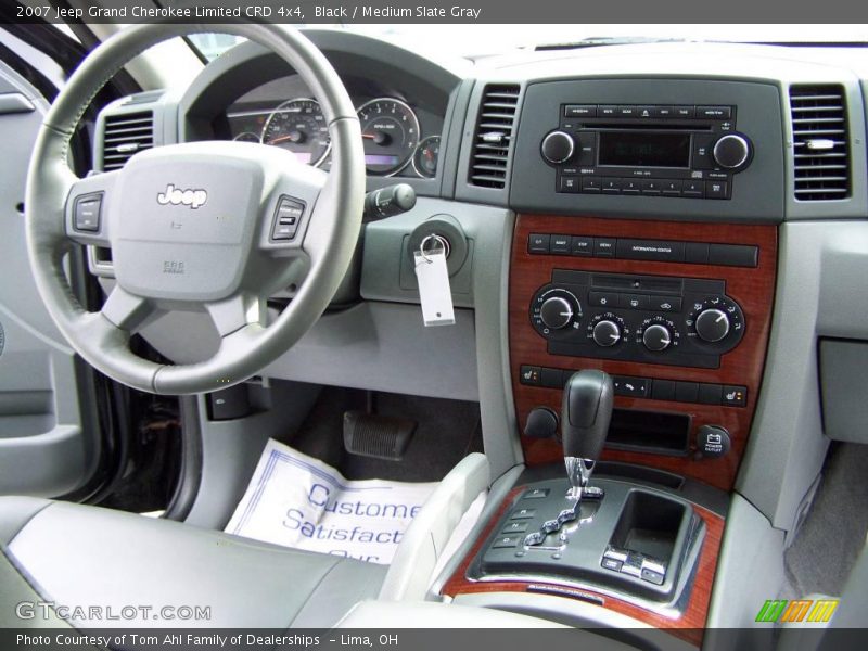 Black / Medium Slate Gray 2007 Jeep Grand Cherokee Limited CRD 4x4